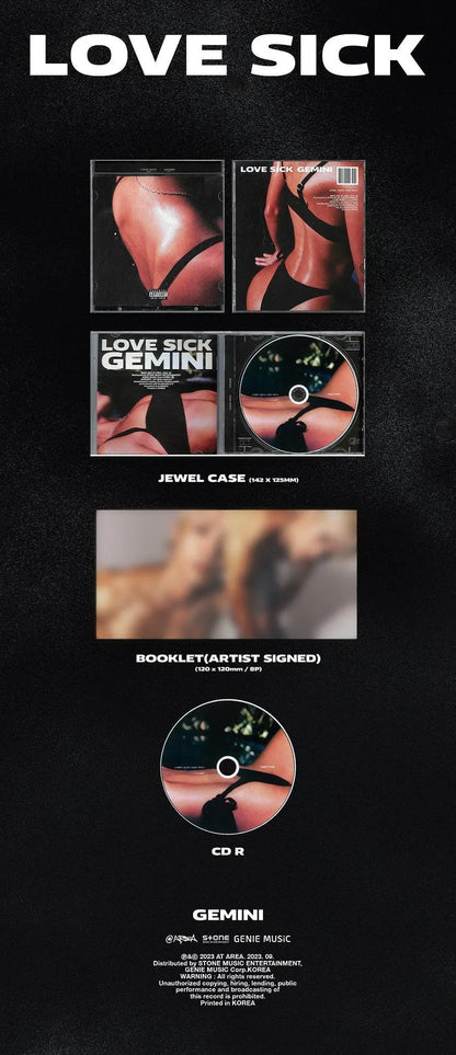 GEMINI - [LOVE SICK] - KAEPJJANG SHOP (캡짱 숍)