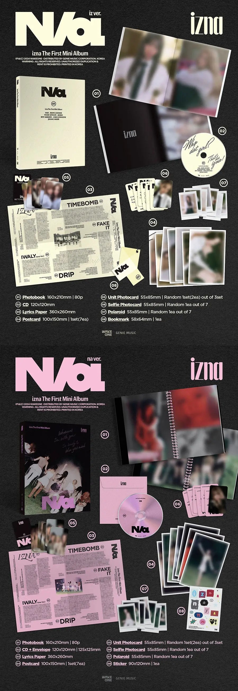 [SUR DEMANDE] IZNA - [N/a] KAEPJJANG SHOP (캡짱 숍)