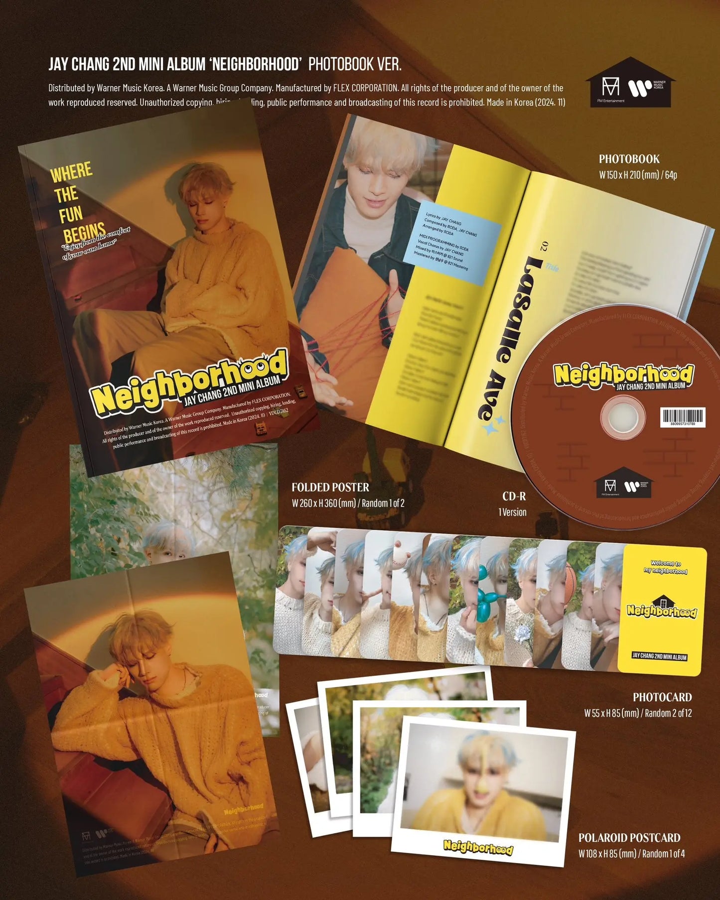 [SUR DEMANDE] JAY CHANG  - [NEIGHBORHOOD] (Photobook Ver.) ﻿ KAEPJJANG SHOP (캡짱 숍)