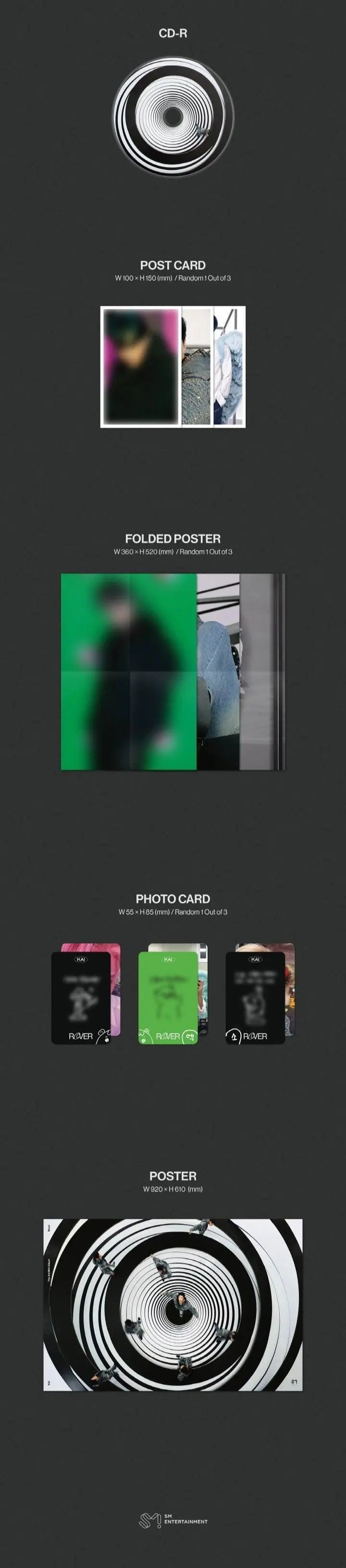 KAI (EXO) - Mini Album Vol. 3 - [ROVER] (Photobook vers.) - KAEPJJANG SHOP (캡짱 숍)
