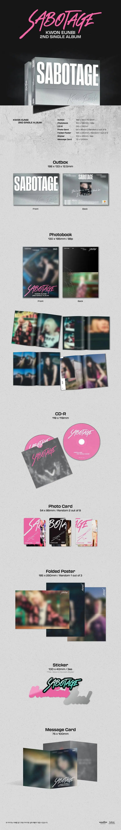 KWON EUNBI- [SABOTAGE] - KAEPJJANG SHOP (캡짱 숍)