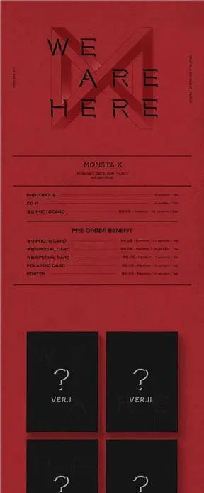 MONSTA X - Album Vol.2 [WE ARE HERE:TAKE 2]. - KAEPJJANG SHOP (캡짱 숍)