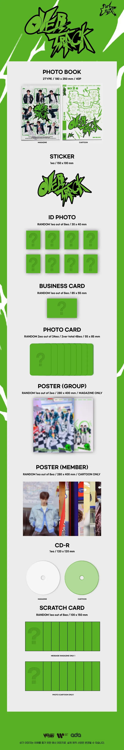 [SUR DEMANDE] NTX - [OVER TRACK] (Photobook Ver.) KAEPJJANG SHOP (캡짱 숍)