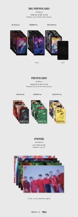 ONEUS - Album Vol.1 [DEVIL] - KAEPJJANG SHOP (캡짱 숍)