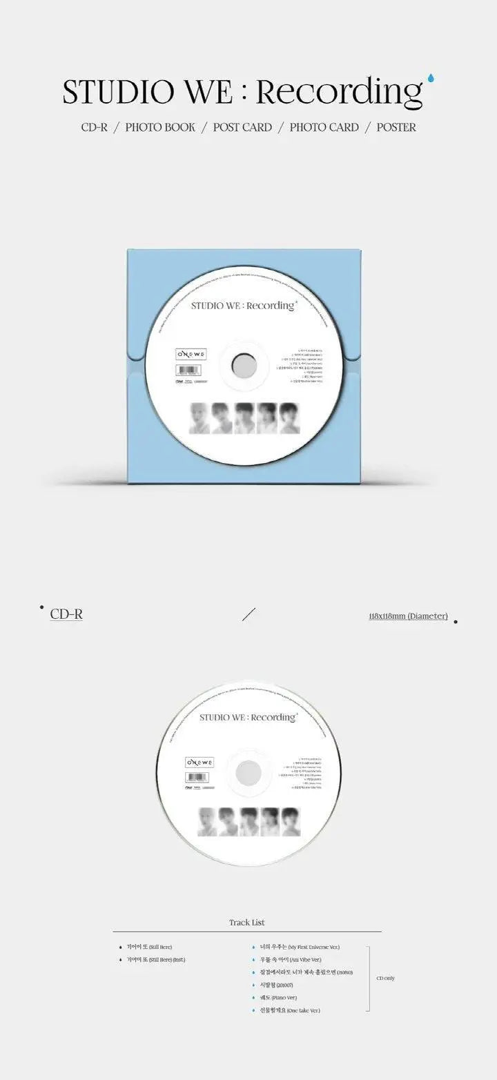 ONEWE- Demo Album Vol.3 [STUDIO WE: RECORDING #3] - KAEPJJANG SHOP (캡짱 숍)