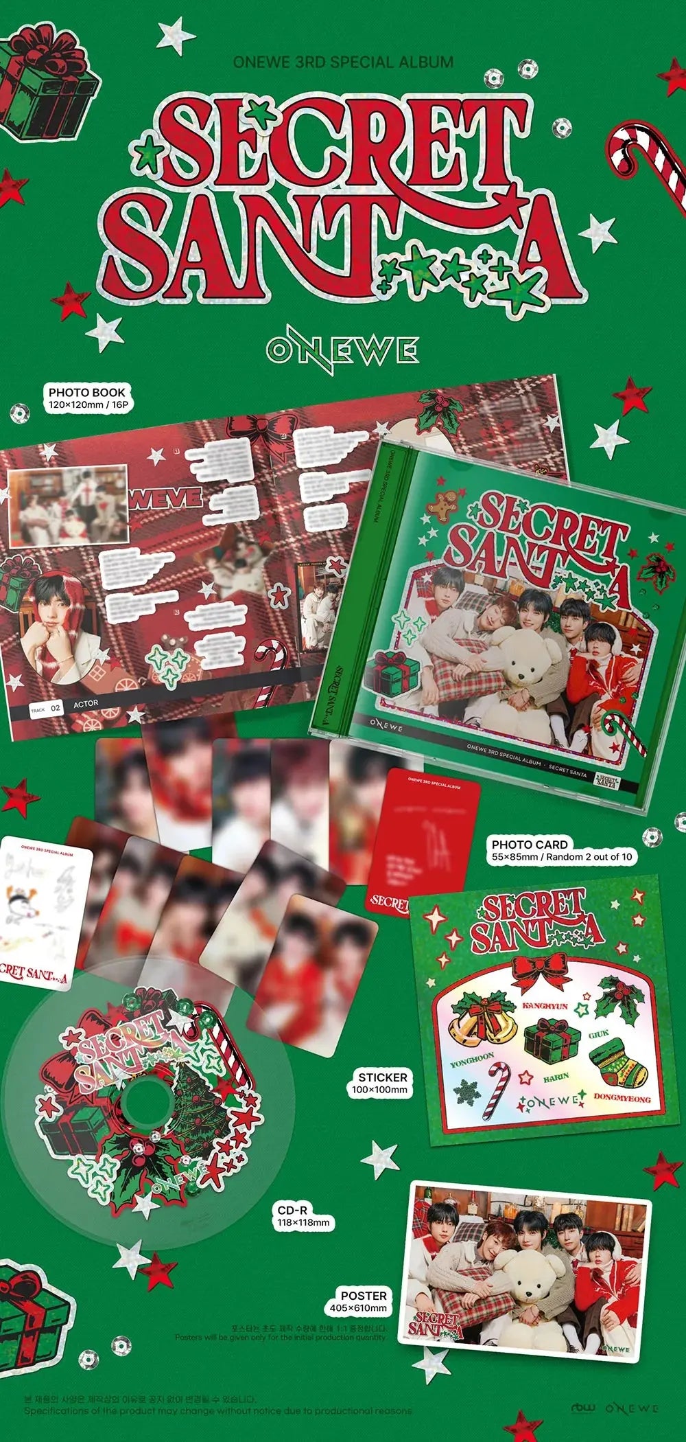 [SUR DEMANDE] ONEWE - [SECRET SANTA] KAEPJJANG SHOP (캡짱 숍)