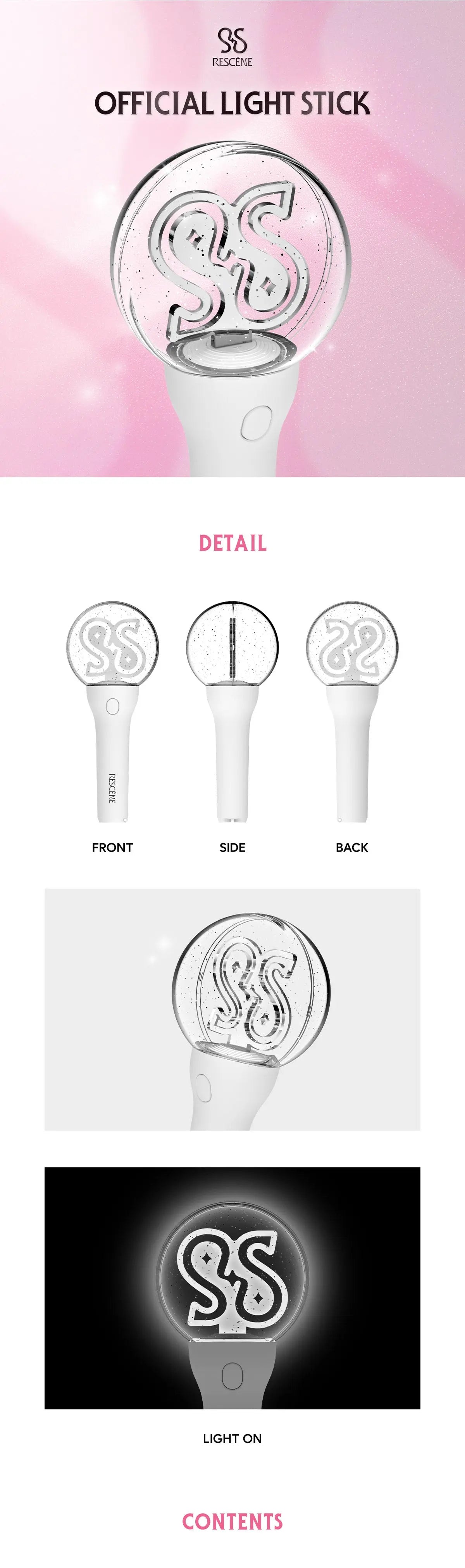 [SUR DEMANDE] RESCENE - OFFICIAL LIGHTSTICK KAEPJJANG SHOP (캡짱 숍)