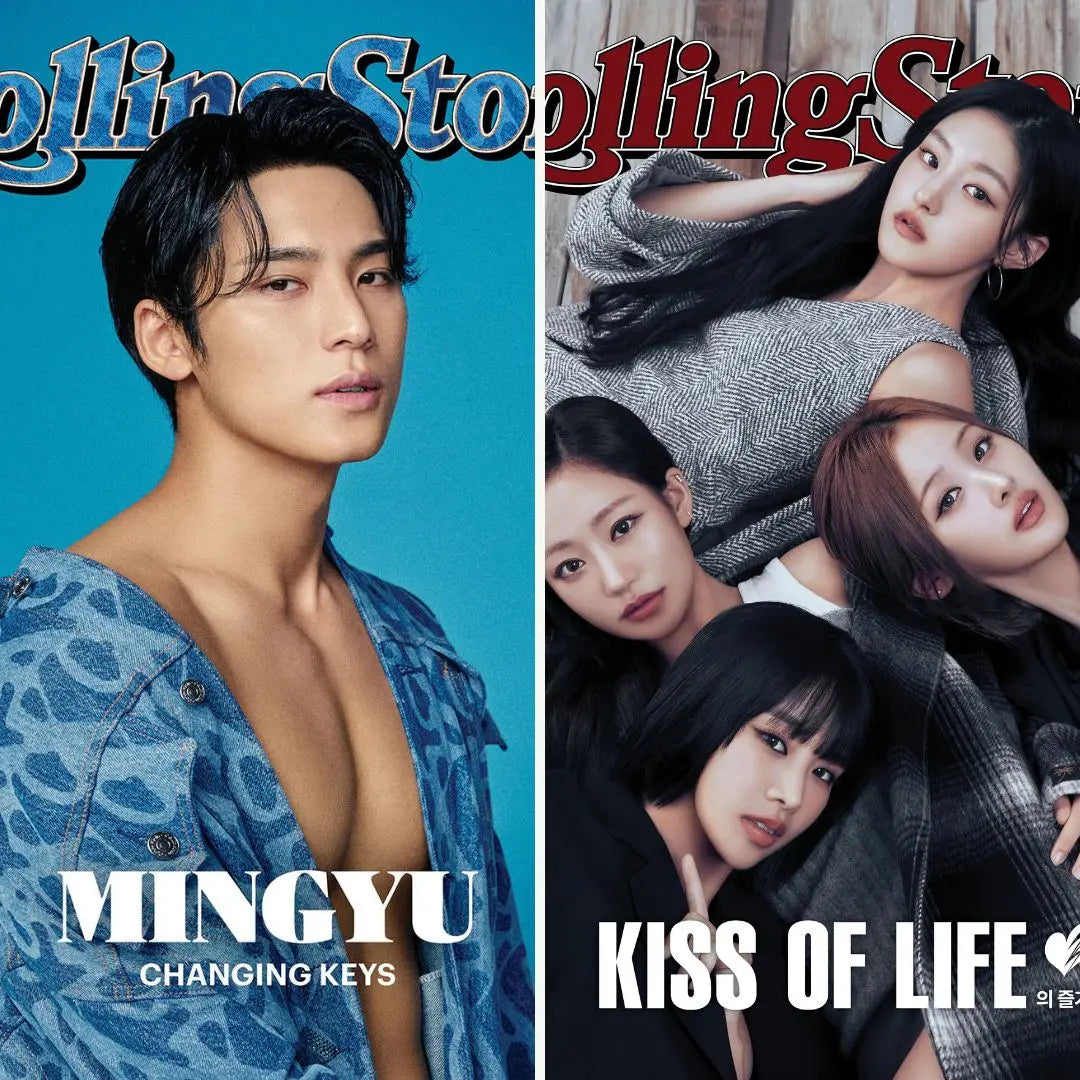 [SUR DEMANDE] ROLLING STONE KOREA MAGAZINE (2025 FEBRUARY Issue)   Cover : MINGYU / KISS OF LIFE KAEPJJANG SHOP (캡짱 숍)