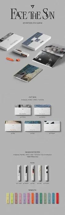 SEVENTEEN - Album Vol.4 [FACE THE SUN]. - KAEPJJANG SHOP (캡짱 숍)