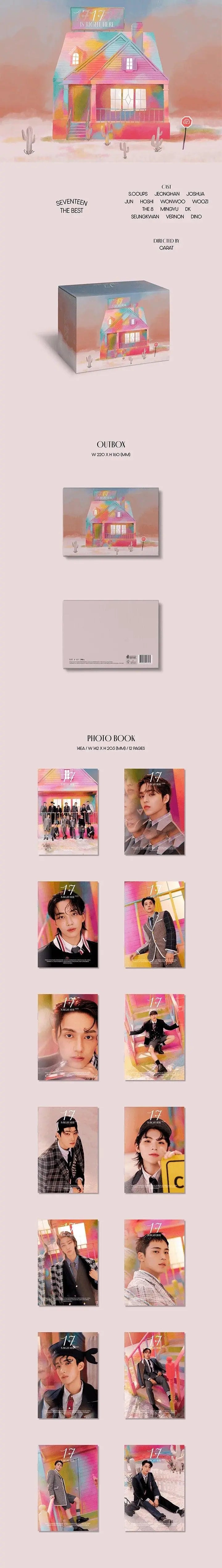 SEVENTEEN - [BEST ALBUM 17 IS RIGHT HERE] (Deluxe Edition) - KAEPJJANG SHOP (캡짱 숍)