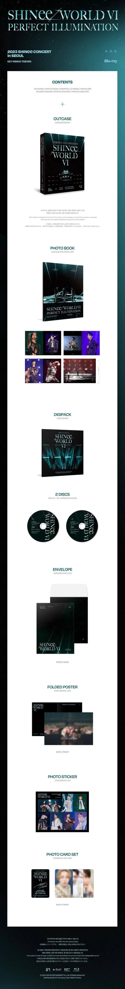 SHINee - World Tour VI [PERFECT ILLUMINATION] in SEOUL (BLU-RAY) - KAEPJJANG SHOP (캡짱 숍)