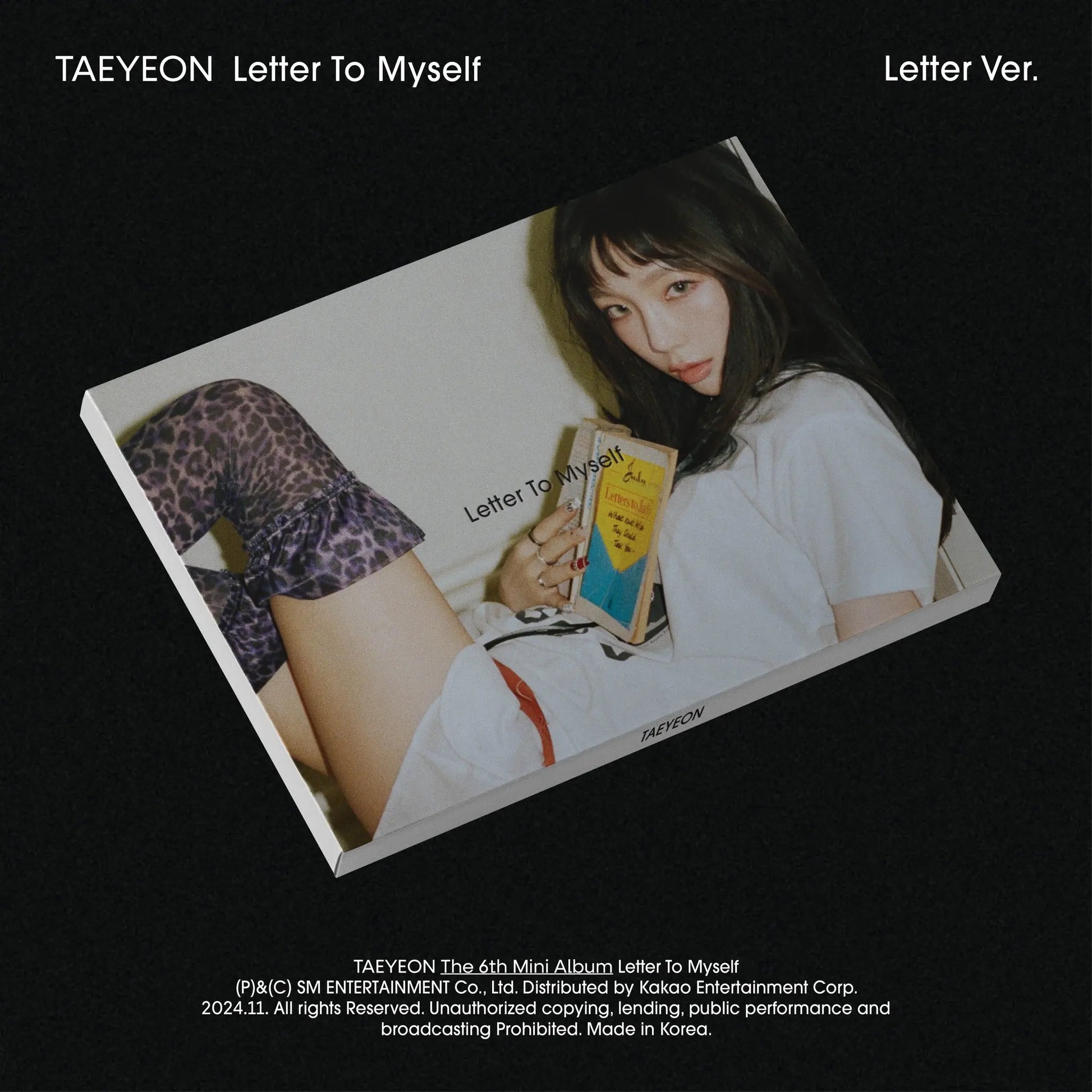 [SUR DEMANDE] TAEYEON - [LETTER TO MYSELF] LETTER Ver. KAEPJJANG SHOP (캡짱 숍)