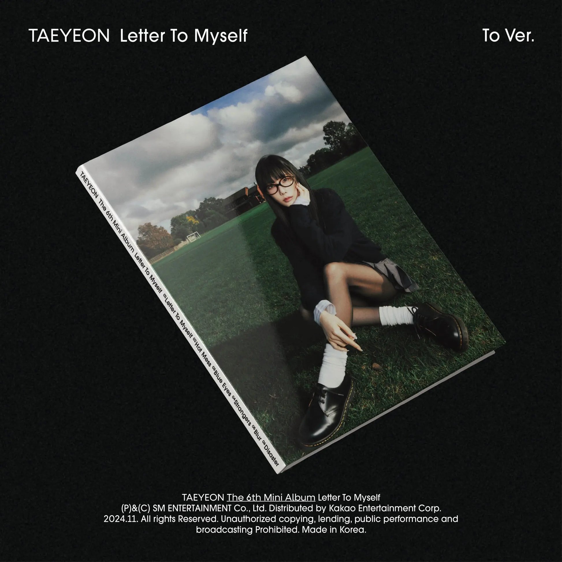 [SUR DEMANDE] TAEYEON - [LETTER TO MYSELF] TO Ver. KAEPJJANG SHOP (캡짱 숍)
