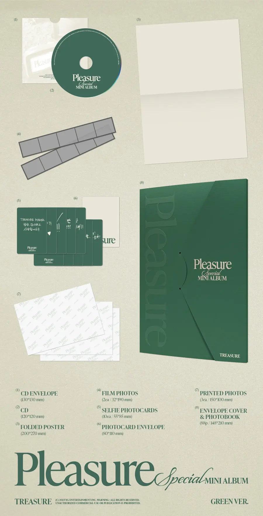 [SUR DEMANDE] TREASURE - [PLEASURE] KAEPJJANG SHOP (캡짱 숍)