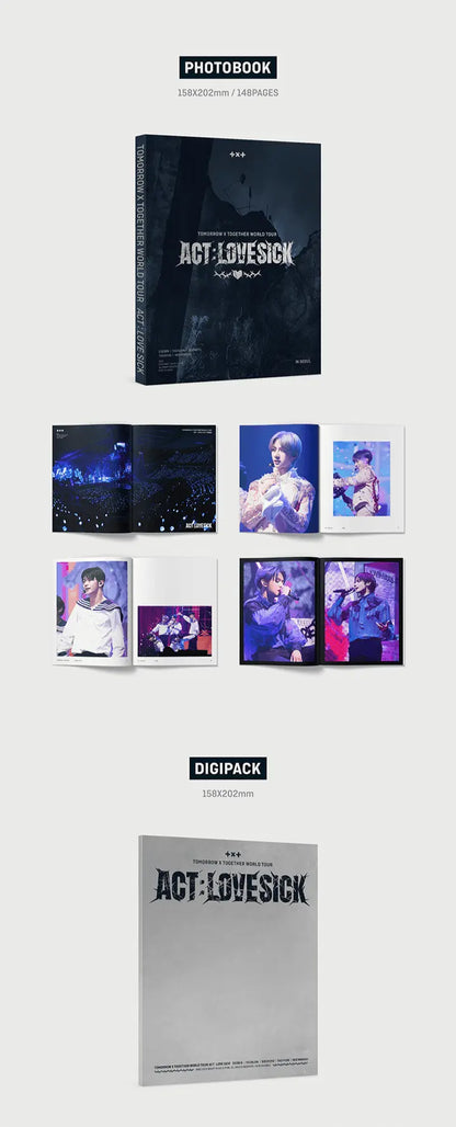 TXT - WORLD TOUR |ACT : LOVE SICK] (DVD) - KAEPJJANG SHOP (캡짱 숍)