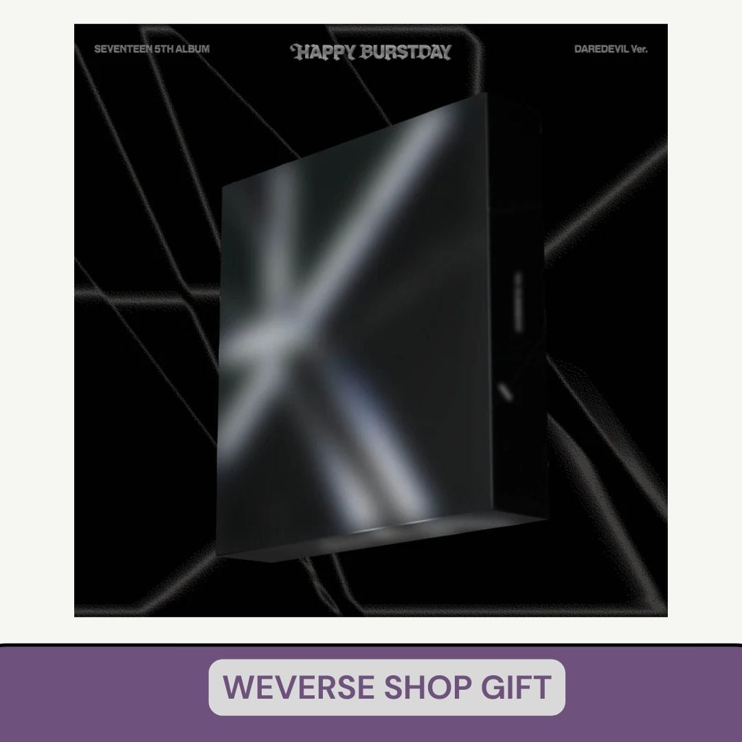 SEVENTEEN - [HAPPY BURSTDAY] (DAREDEVIL Ver.)  (POB WEVERSE SHOP) KAEPJJANG SHOP (캡짱 숍)