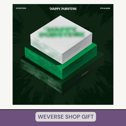 [PRE ORDER] SEVENTEEN - [HAPPY BURSTDAY] (POB WEVERSE SHOP) KAEPJJANG SHOP (캡짱 숍)
