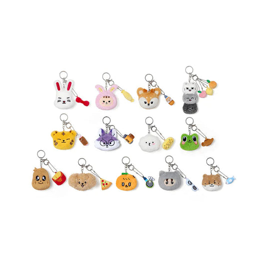 [PRE ORDER] SEVENTEEN - MINITEEN (2nd Official MD)  FACE PLUSH KEYRING KAEPJJANG SHOP (캡짱 숍)