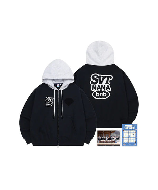 [PRE ORDER] SEVENTEEN -[NANA BNB WITH SEVENTEEN]  (Official MD)  HOODIE KAEPJJANG SHOP (캡짱 숍)