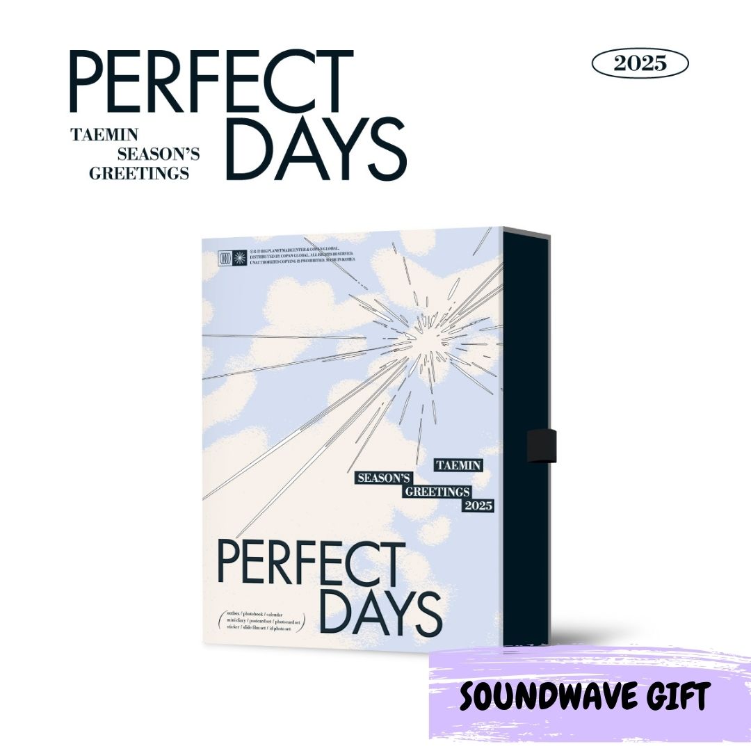 [PRE ORDER] TAEMIN - 2025 SEASON'S GREETINGS [PERFECT DAYS] (POB SOUNDWAVE)