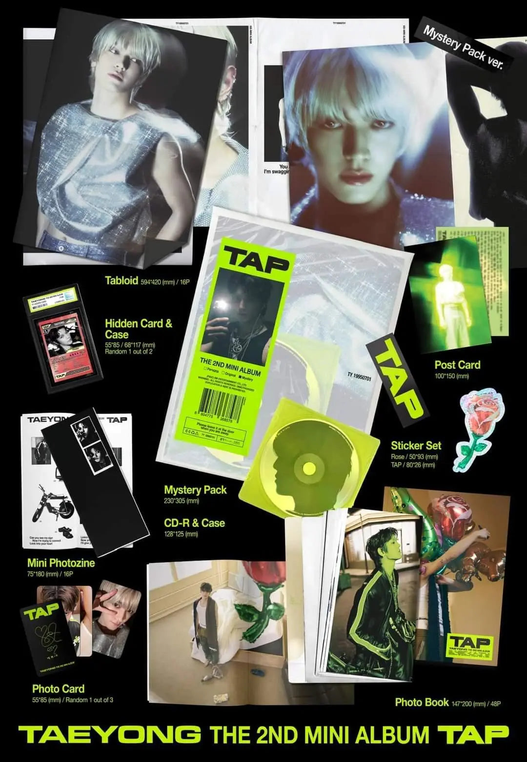 TAEYONG (NCT) - [TAP] (Mystery Pack Vers.) - KAEPJJANG SHOP (캡짱 숍)