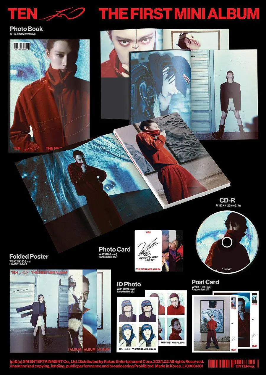TEN (NCT) - Mini album Vol.01 [TEN] (ON TEN Vers.) - KAEPJJANG SHOP (캡짱 숍)