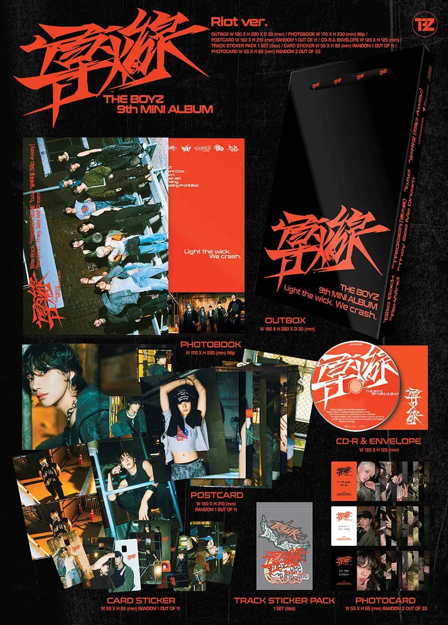 THE BOYZ - [導火線 (도화선) TRIGGER] KAEPJJANG SHOP (캡짱 숍)