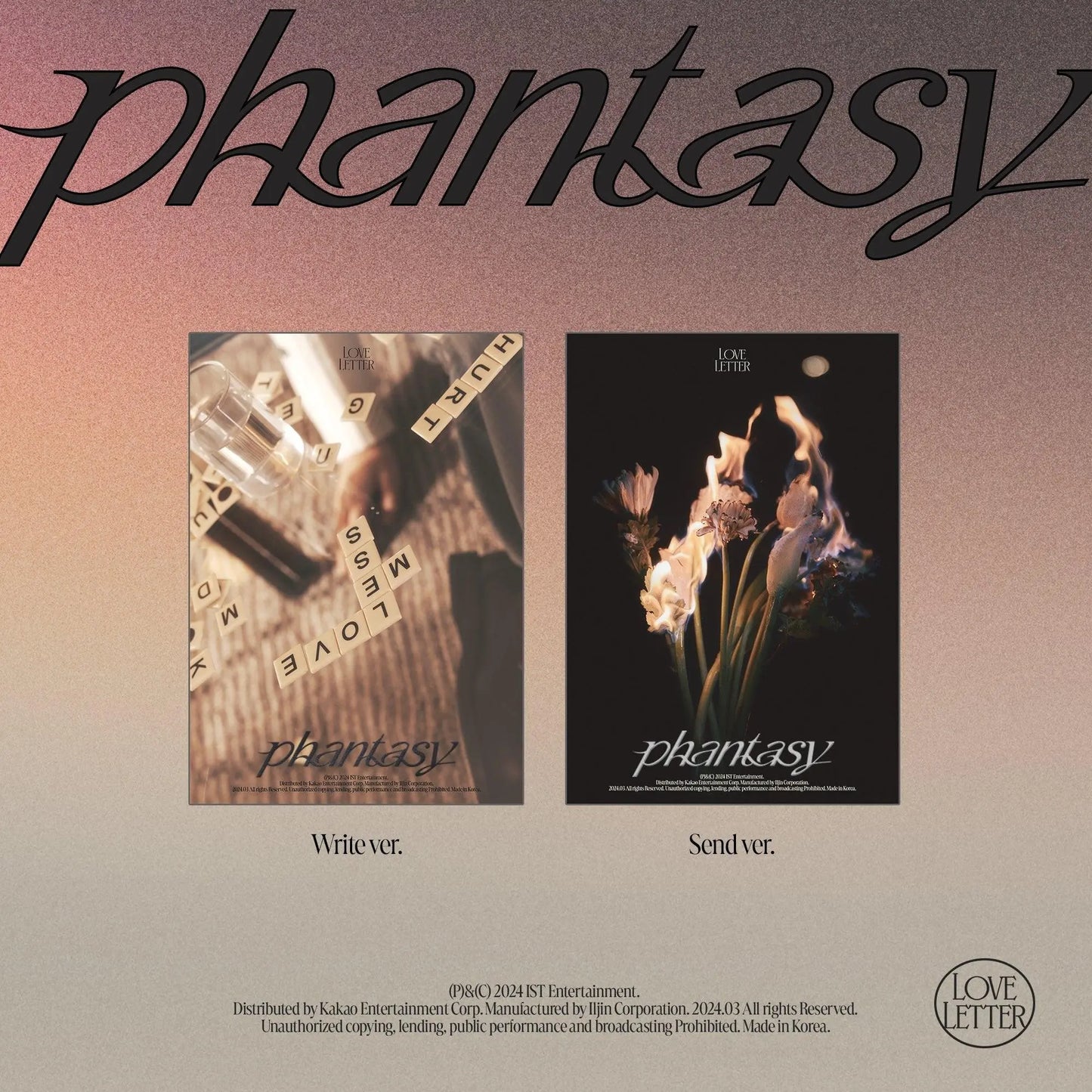 THE BOYZ - [PHANTASY PART.3 : Love Letter] - KAEPJJANG SHOP (캡짱 숍)