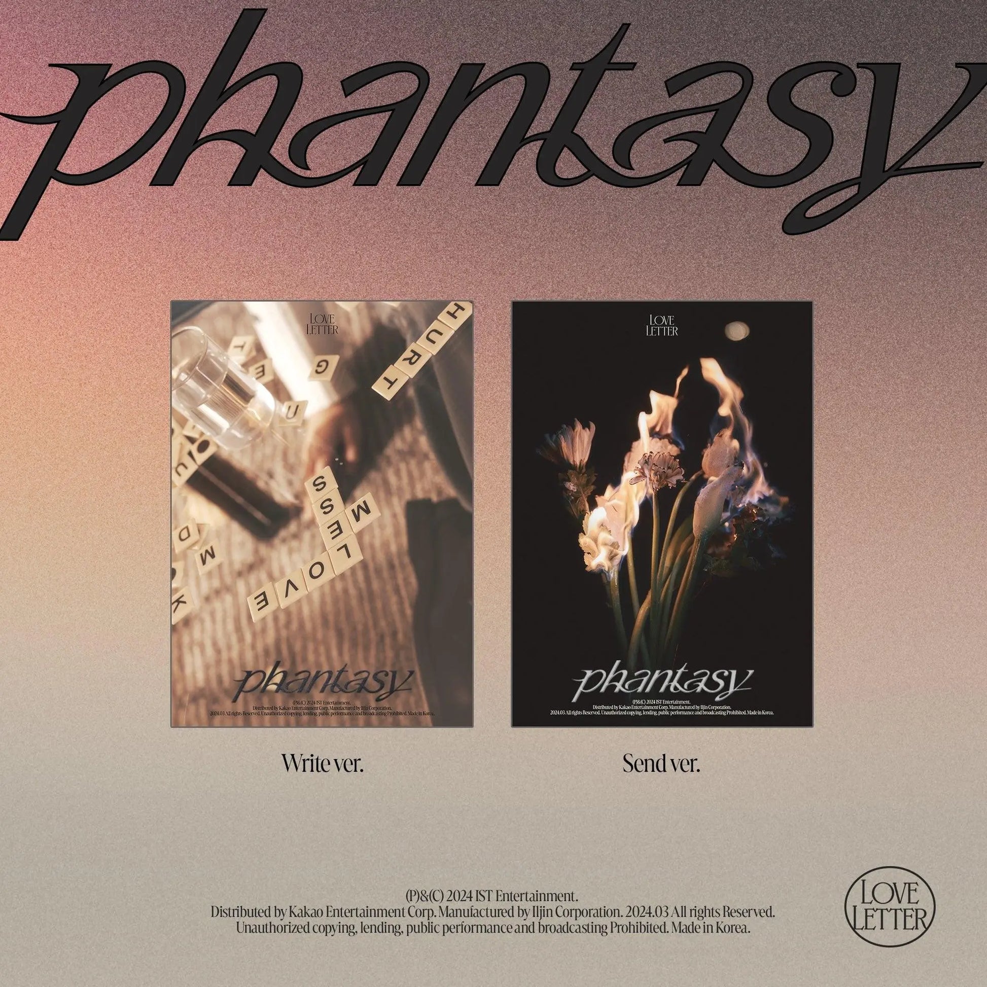 THE BOYZ - [PHANTASY PART.3 : Love Letter] - KAEPJJANG SHOP (캡짱 숍)