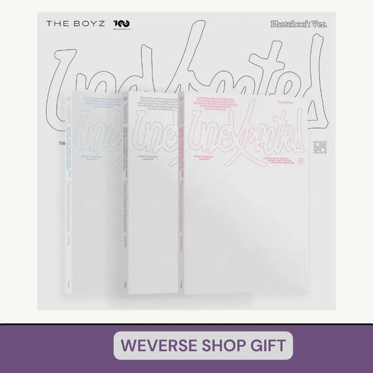 THE BOYZ - [UNEXPECTED] (Photobook Ver.)  (P.O.B WEVERSE SHOP GIFT) KAEPJJANG SHOP (캡짱 숍)
