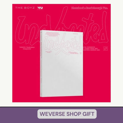 THE BOYZ - [UNEXPECTED] (Photobook Ver.)  (P.O.B WEVERSE SHOP GIFT) KAEPJJANG SHOP (캡짱 숍)