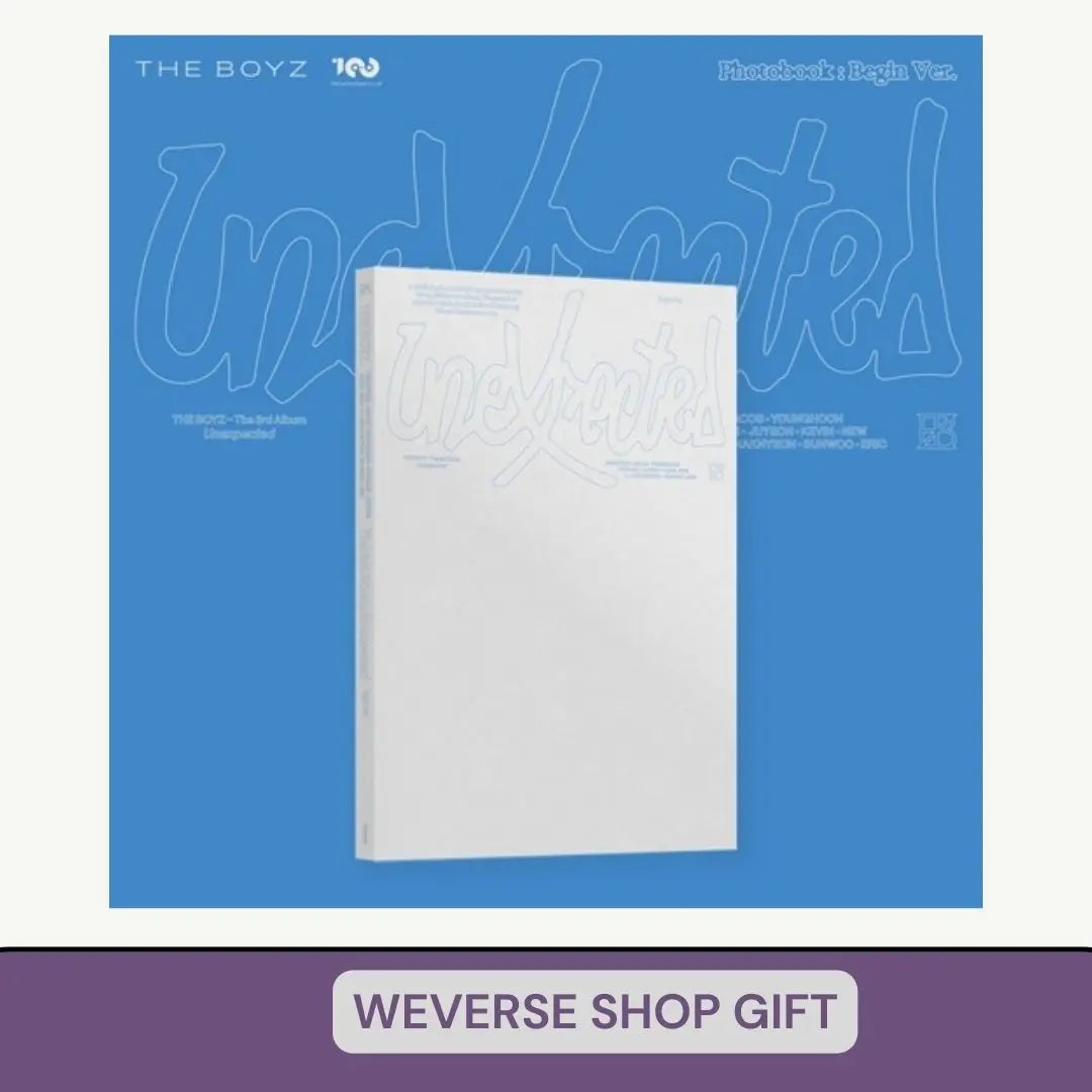 THE BOYZ - [UNEXPECTED] (Photobook Ver.)  (P.O.B WEVERSE SHOP GIFT) KAEPJJANG SHOP (캡짱 숍)