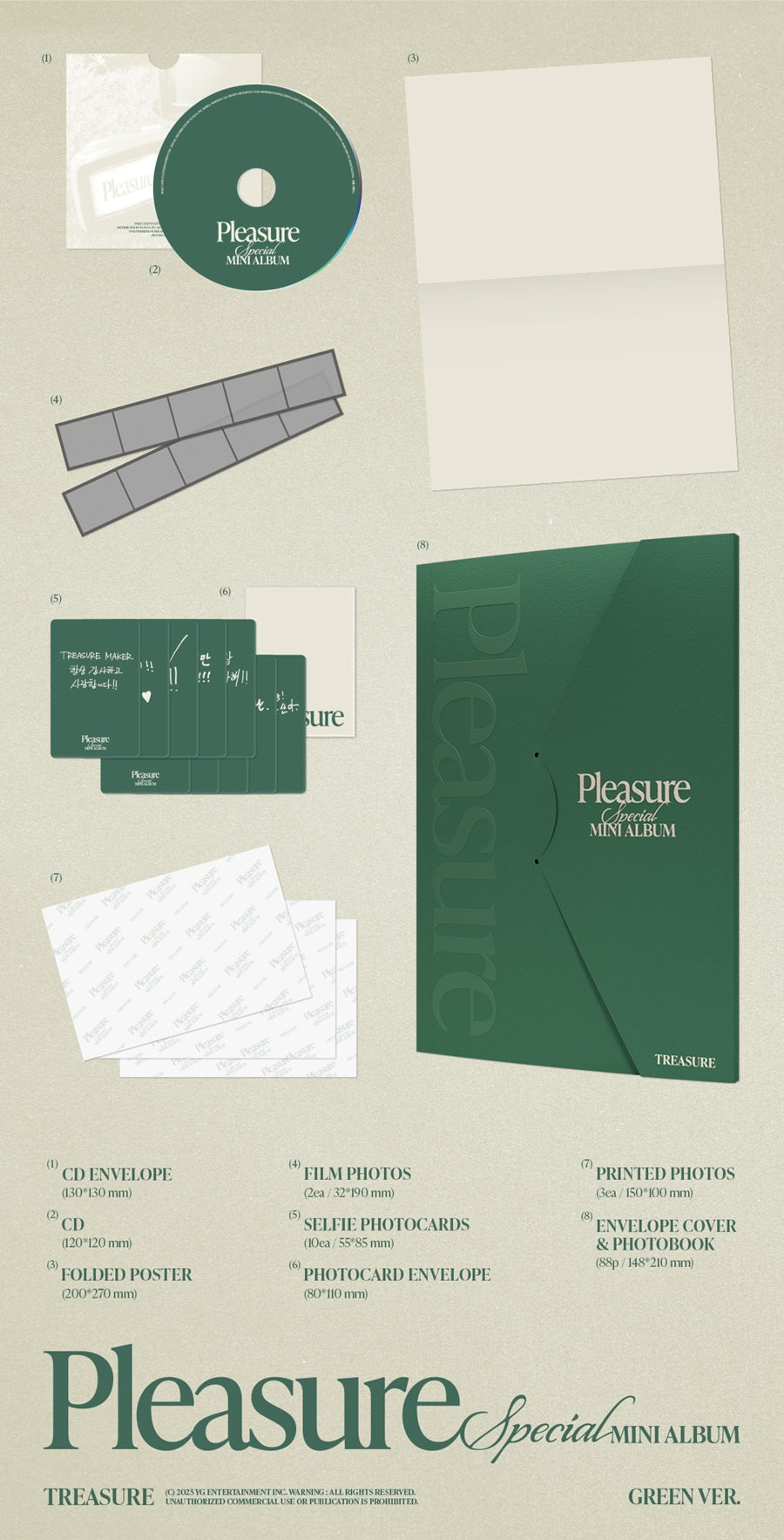 [PRE ORDER] TREASURE - [PLEASURE] (P.O.B YG SHOP GIFT)