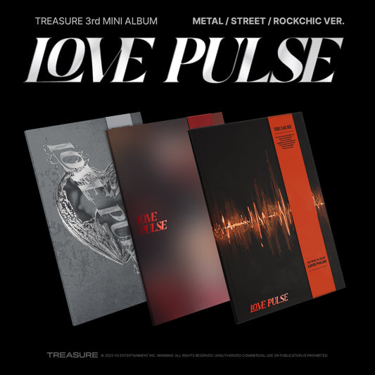 [PRE ORDER] TREASURE -  [LOVE PULSE] KAEPJJANG SHOP (캡짱 숍)