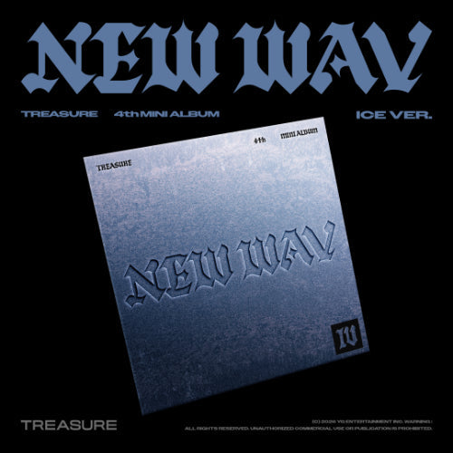[PRE ORDER] TREASURE - [NEW WAV]  (BLUE Ver.) KAEPJJANG SHOP (캡짱 숍)