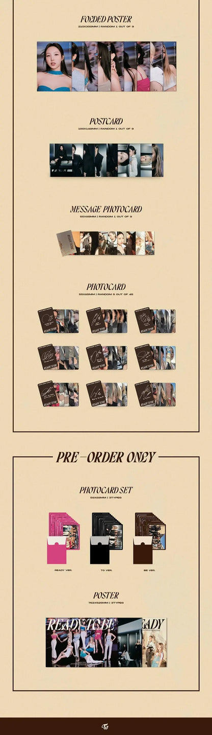 TWICE - Mini Album Vol. 12 [READY TO BE] - KAEPJJANG SHOP (캡짱 숍)