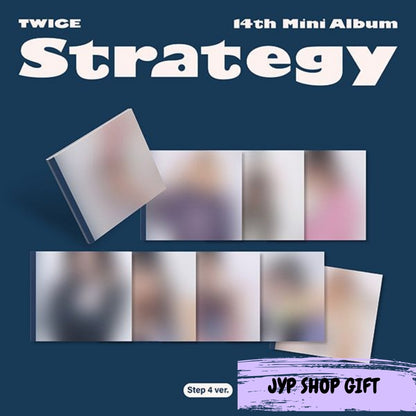 [PRE ORDER] TWICE - [STRATEGY] (STEP4 Ver.) (POB JYP SHOP GIFT) 