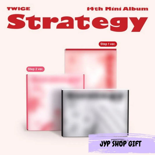 TWICE - [STRATEGY] (P.O.B JYP SHOP GIFT) KAEPJJANG SHOP (캡짱 숍)