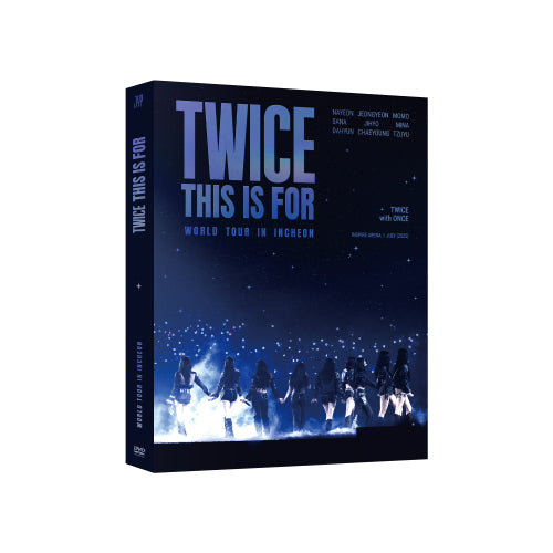 [PRE ORDER] TWICE - [THIS IS FOR WORLD TOUR] in INCHEON [DVD Ver.] KAEPJJANG SHOP (캡짱 숍)