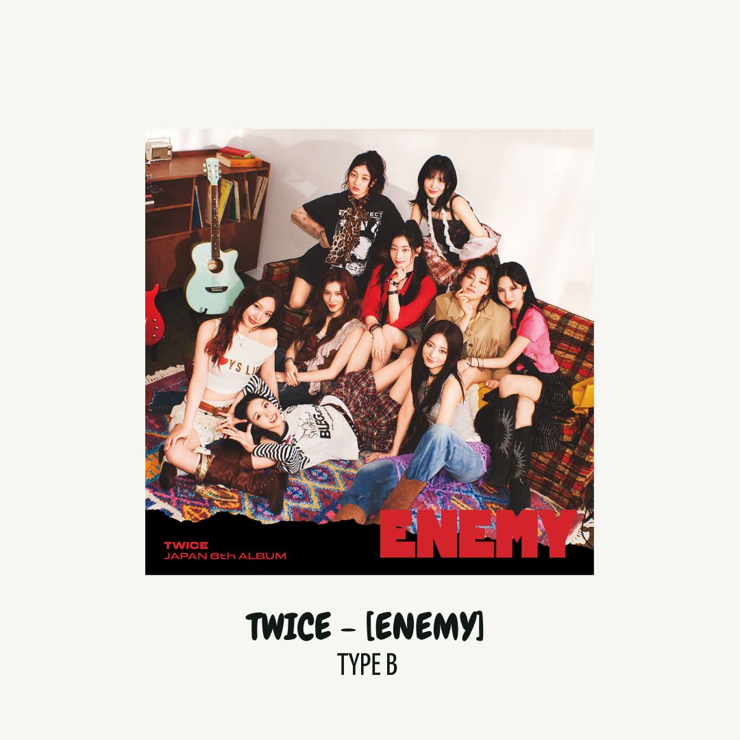 [PRE ORDER] TWICE -  [ENEMY]  (TYPE B) KAEPJJANG SHOP (캡짱 숍)