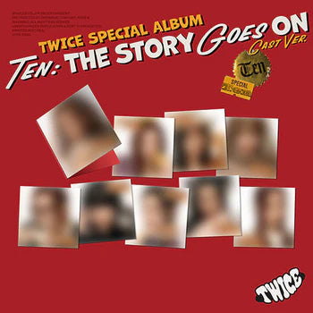 [PRE ORDER] TWICE - [TEN : The Story Goes On] (CAST Ver.) KAEPJJANG SHOP (캡짱 숍)
