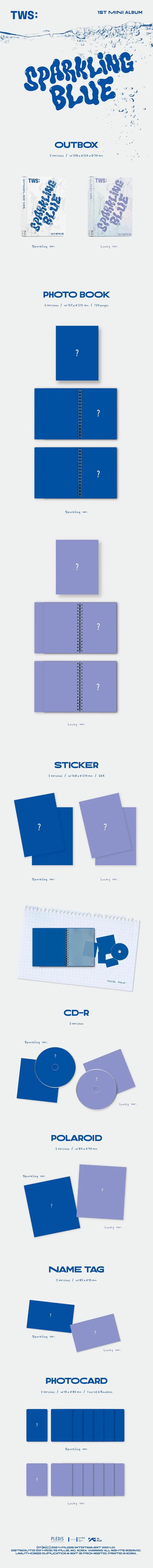 TWS - [SPARKLING BLUE] - KAEPJJANG SHOP (캡짱 숍)