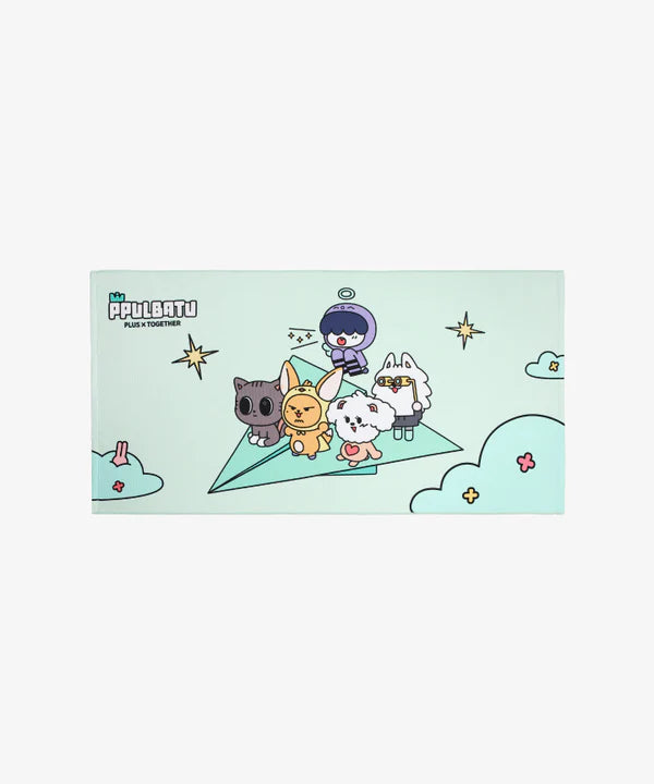 [PRE ORDER] TXT - PPULBATU WARI WARI CHARACTER POP UP (Official MD) / BEACH TOWEL - KAEPJJANG SHOP (캡짱 숍)