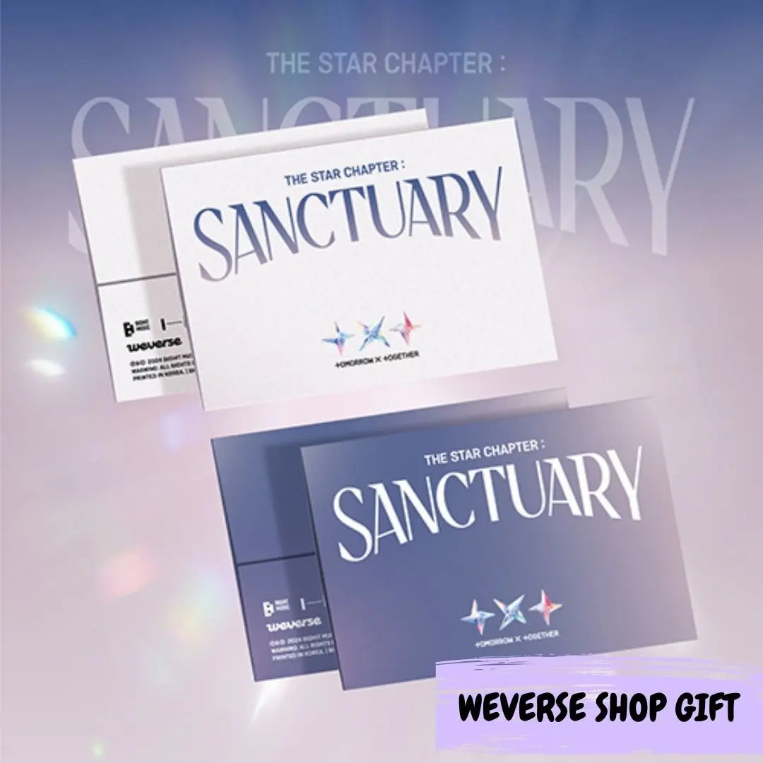 TXT - [THE STAR CHAPTER : SANCTUARY] (Weverse Album Ver.)  (P.O.B Weverse Shop Gift) KAEPJJANG SHOP (캡짱 숍)