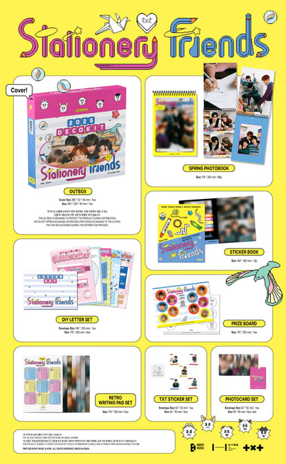 [PRE ORDER] TXT -DECO KIT 2025 [STATIONARY FRIENDS]