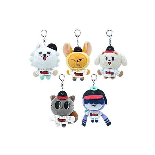 [PRE ORDER] TXT - PPULBATU X LG TWINS (Official MD)  UNIFORM PLUSH KEYRING KAEPJJANG SHOP (캡짱 숍)