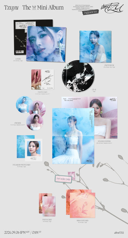 TZUYU - [AbouTZU] (Digipack Ver.) ﻿