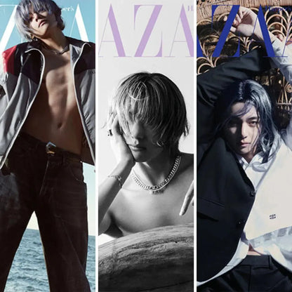 V (BTS)- HARPER BAZAAR KOREA MAGAZINE COVER - (2024 February Issue) - KAEPJJANG SHOP (캡짱 숍)
