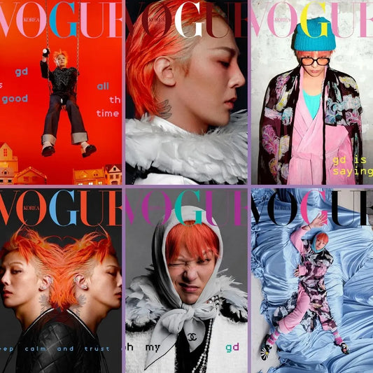 VOGUE KOREA MAGAZINE (2025 February Issue)  / Cover : G-DRAGON KAEPJJANG SHOP (캡짱 숍)