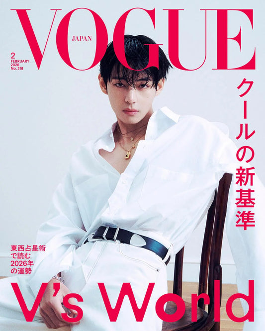 VOGUE Japan Magazine  (2026 FEBRUARY Issue)  / Cover : V